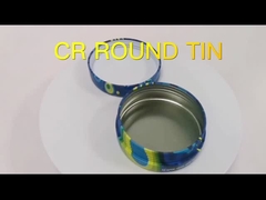 子供の抵抗力がある粘着性の円形の錫箱