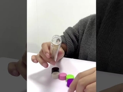 プレロールガラスチューブ プラスチックスクリュー蓋
