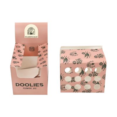 チューブ用カスタムストア小売カウンター卓上段ボールディスプレイボックススタンドトレイ