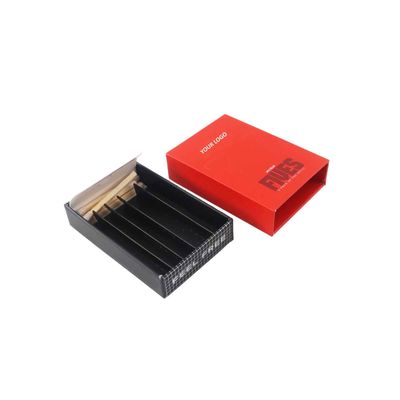 5本入りミニプレロール用チャイルドレジスタントカスタムマッチ引き出し紙箱