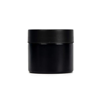 Childproof 2oz黒いガラス瓶のガラス雑草のパック