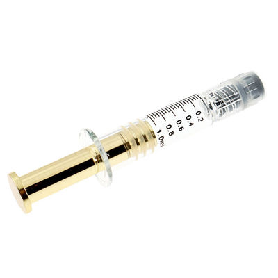 医学等級1ml Luerロックのガラス スポイトの金属のプランジャー