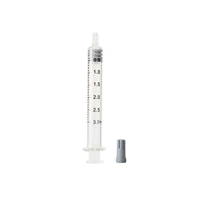 純粋なオイルのために再使用可能なLuerのスリップ ガラス3ml Luerロックのスポイト