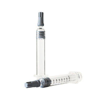 LuerのスリップのLuerロックのガラス スポイトのPrefillableのインド大麻CBDオイルのスポイト