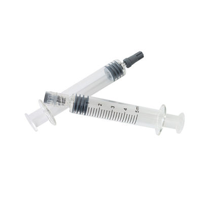 針が付いている麻THCオイルのスポイトのLuerロックの帽子5mL Luerロックのスポイト