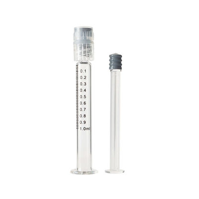 プランジャーLuer明確なプラスチック ロックのガラス スポイトMOQ 1部分