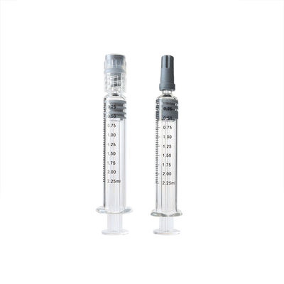 濃縮物オイルの再使用可能な軽打のスポイトのための2.25ml Luerロックのガラス スポイト