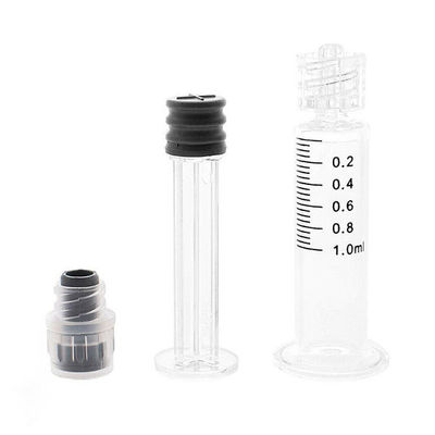 CBDオイルのために再使用可能な1mL Luerロックのガラス スポイト
