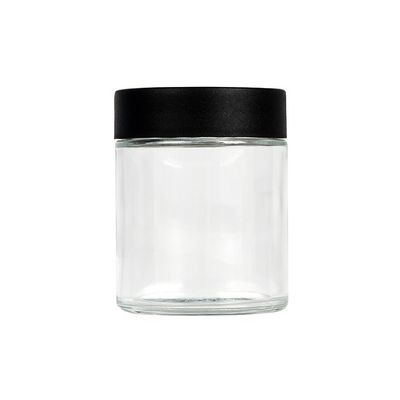 4ozゆとりのガラス雑草の瓶の気密のChildproofインド大麻の花の瓶