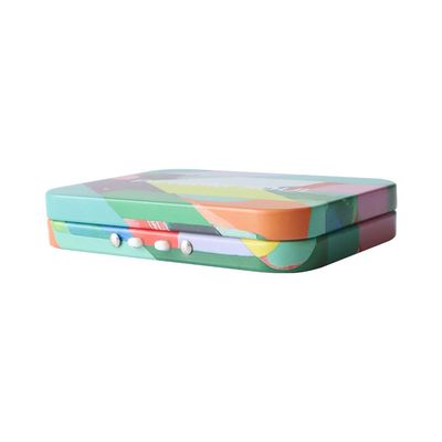 子供のVapesのCRの蝶番を付けふたの金属の錫の箱のための抵抗力がある錫箱