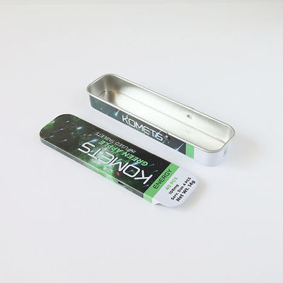 小型金属の子供のTHCのための抵抗力がある錫箱はタブレットのインド大麻の包装を注ぎこんだ