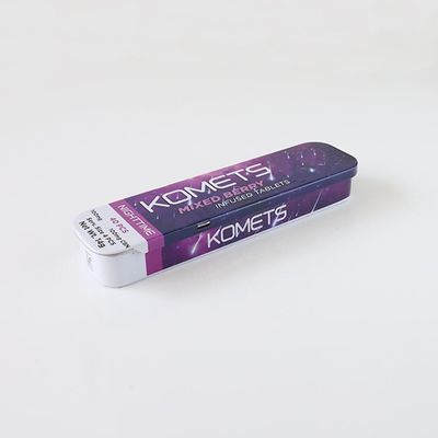 小型金属の子供のTHCのための抵抗力がある錫箱はタブレットのインド大麻の包装を注ぎこんだ