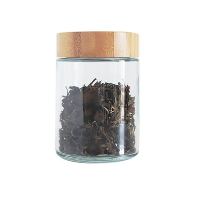 CBDの花のための大きいサイズ18ozのタケふたのChildproofガラス瓶