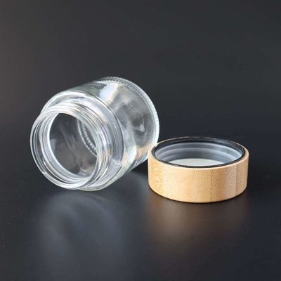 3.5gゆとりの乾燥した花の注文のロゴのためのガラス臭いの証拠の雑草の瓶