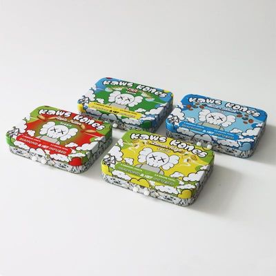 無光沢か光沢のある子供の5pcs Prerollのためのケイ素の挿入物が付いている抵抗力がある錫箱