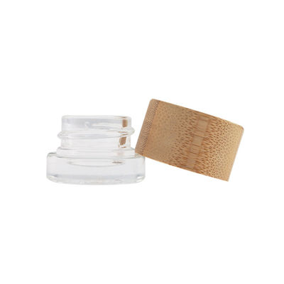 5ml 濃縮ガラスボトルと子供に耐える竹の蓋で オイルダブクリーム