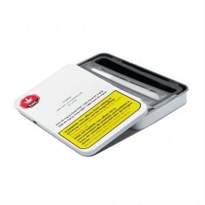 0.5gのプレロールと食用品を安全に保管するための長方形の防水チンの箱