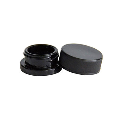 9ml 子供用 濃縮 ガラス 厚壁 小型 黒い ガラス 黒い蓋付き