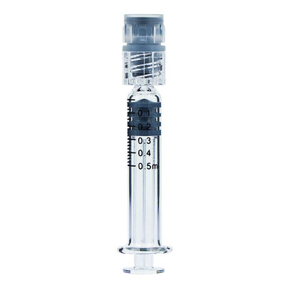 0.5ml ルアー スリップ ルアー ロック ボロシリケート ガラス 注射器 CBD オイル