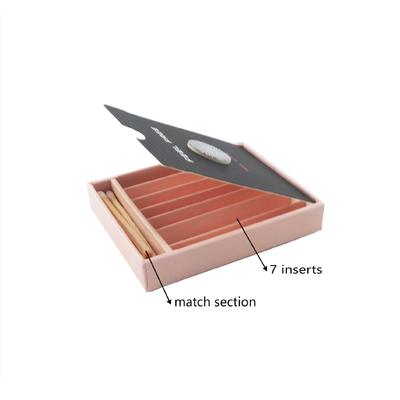 磁気式 耐子供用 紙 プリロール ボックス プリロール 円形 用の マッチ コンパートメント 調整可能な色とサイズ