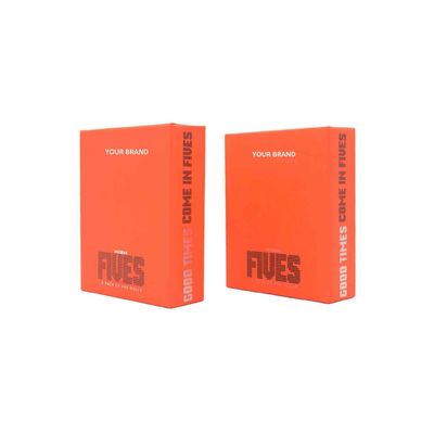 エンボス加工マルチパックプレロールジョイントペーパーボックス包装、マッチコンパートメント付き