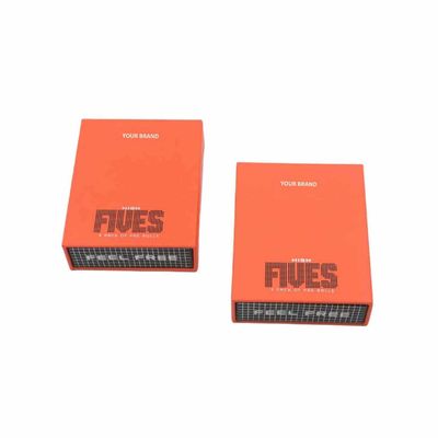 5本入りミニプレロール用チャイルドレジスタントカスタムマッチ引き出し紙箱