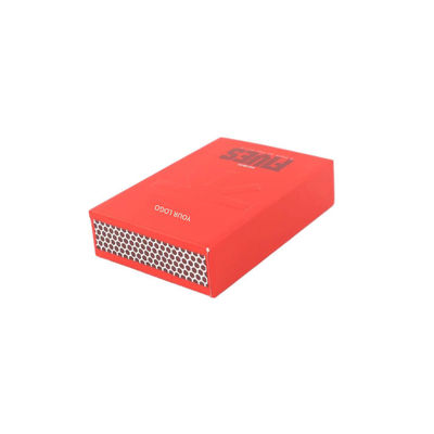 エンボス加工マルチパックプレロールジョイントペーパーボックス包装、マッチコンパートメント付き