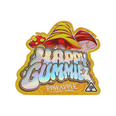 Custom Printed Shape Die-Cut Mylar Bag 3.5 Grams